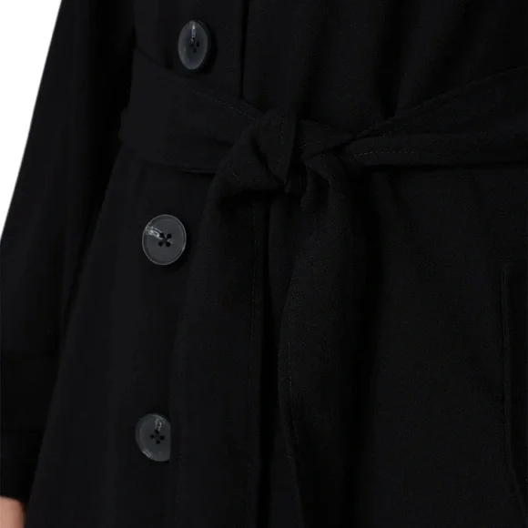 Great Jones Classic Black Trenchcoat - Picture 3 of 5